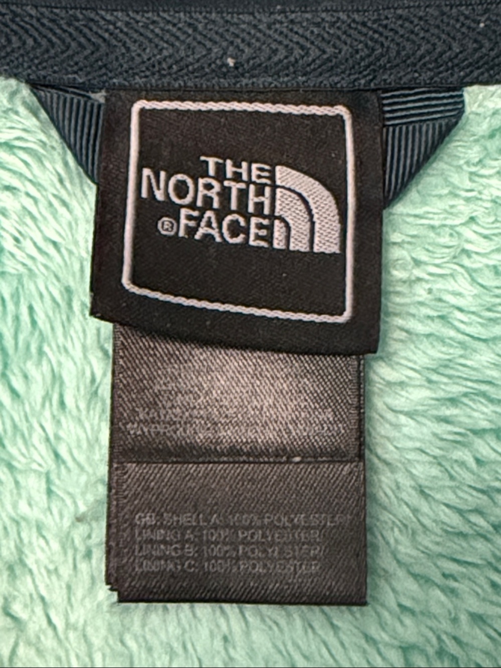 The North Face Full Zip Osito Jacket in Mint Green (s) - Picture 11 of 12